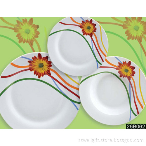 Square Porcelain Dinnerware Set 18 (SET26B062)